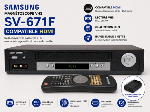 Samsung 671f magnétoscope - samsung,