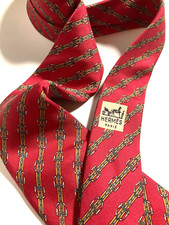 HERMES VINTAGE ÉTRIERS D'ÉQUITATION CRAVATE BOUCLES ENCHAÎNÉES CEINTURES HAUT...