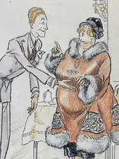 Caricature Art Déco dessin