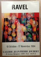 RAVEL 1984  AFFICHE ORIGINALE