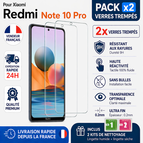 Verre trempé xiaomi redmi - 2x,