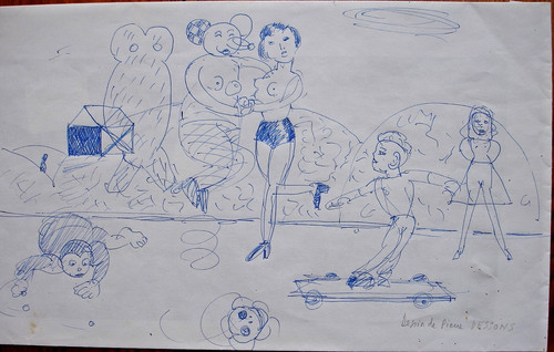 Dessin encre par pierre - dessin, l'encre