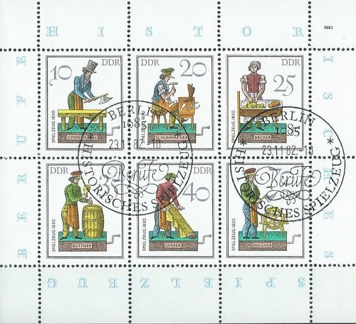Allemagne rda feuille 1982 - ,