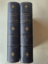 " LE LIVRE DE LA FERME ET DES MAISONS DE CAMPAGNE "/ JOIGNEAUX / 2  TOMES  19ème