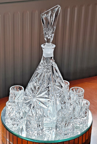 Service liqueur cristal de - à,