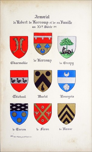 Armorial famille kerromp - de,