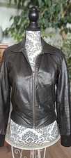 Veste blouson cuir agneau tendance marron  femme  t 38/(40) OAKWOOD  comme neuf