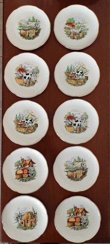 Assiettes fromage orchies - assiettes, à