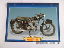 CARTE FICHE MOTO MATCHLESS G