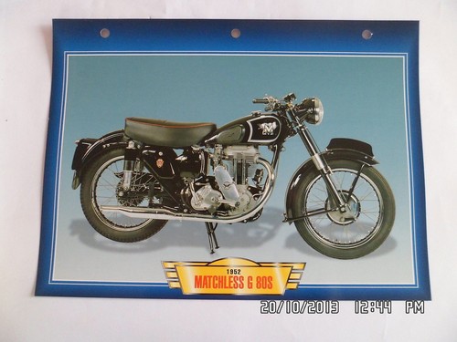 Carte fiche moto - carte, g