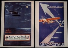 Lot de 2 Entiers Postaux Monde 20 gr Aeropostal Carte Prêt a Poster N°6