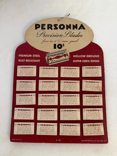 Ancien carton présentoir
