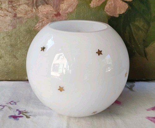 Ancien petit globe opaline - (2)ancien,