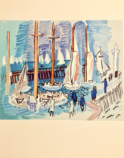 Lithographie Raoul Dufy 1965