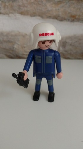 Playmobil pompier sauveteur - ,