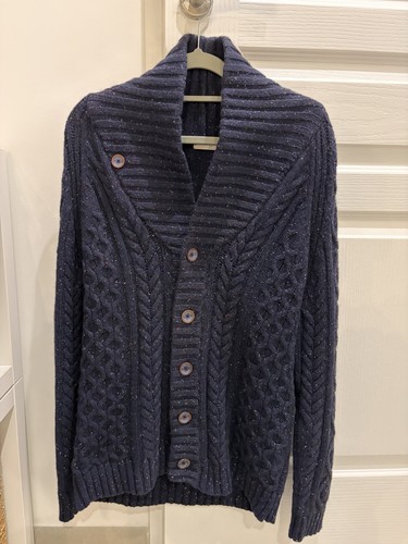 Gilet cardigan mango bleu - gilet,