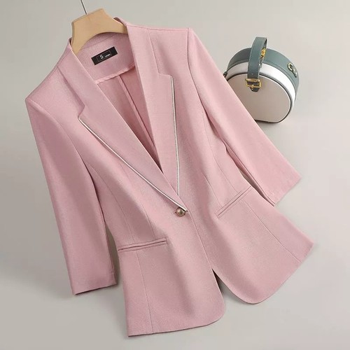 Veste rose poudré slim femme - veste,