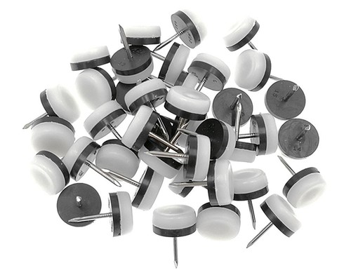 Furniture glides nail 40pcs - glides,