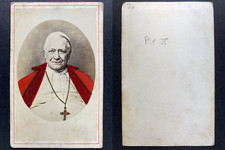 Pape Pie IX  Vintage cdv