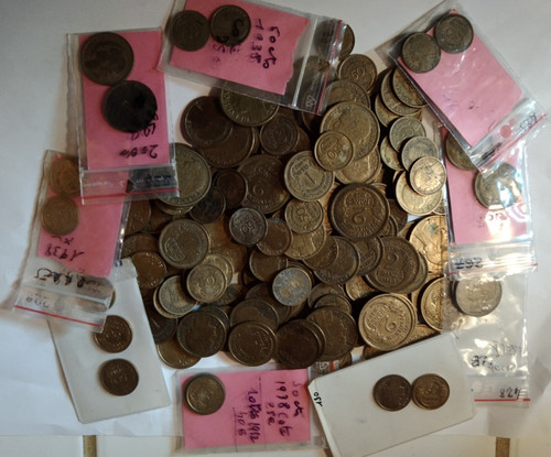 Lot pièces monnaie morlon - lot,