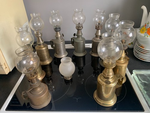 Lot lampes pigeon petrole - 9,