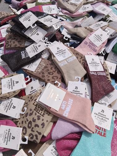 Lot paires chaussettes à - lot,