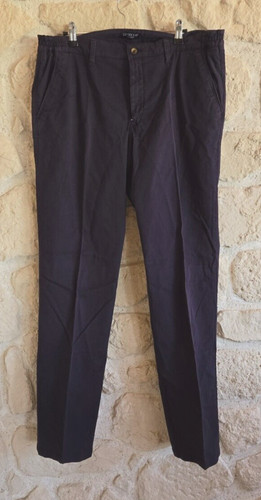 Pantalon faren bleu - pantalon, taille