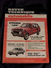 REVUE TECHNIQUE AUTOMOBILE N°454 - CITROËN LNA 11 E & 11 RE & 11 RS / RENAULT 18