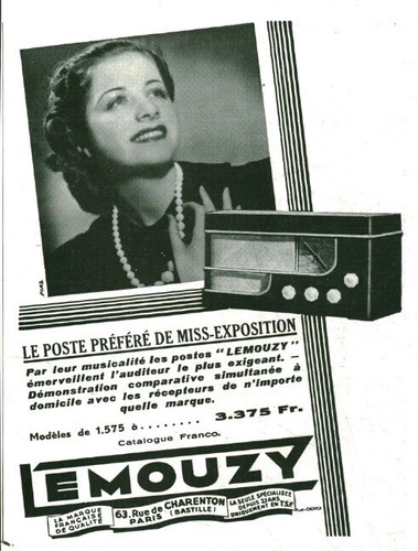 Publicité ancienne poste