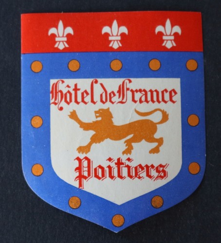 Ancienne étiquette hotel - hotel, de