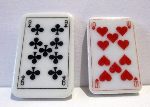 Fèves brillantes cartes - -, à