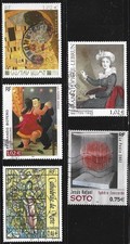 FRANCE - série de 5 timbres
