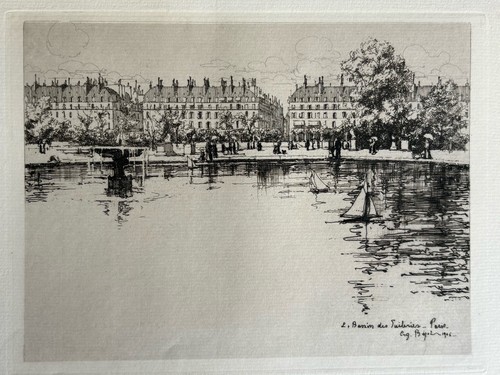 Eugène bejot gravure eau - eugène,
