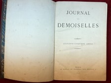 JOURNAL DES DEMOISELLES 45è année 1877 magazine féminin français mode litté actu