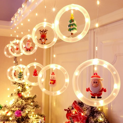 Rideau lumineux noël - rideau,