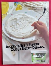 Pub Presse  Fromage Blanc JOCKEY de GERVAIS & Parfum MAGIE NOIRE de LANCÔME 1983