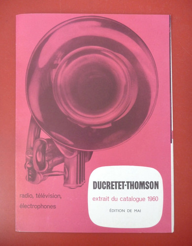 Publicité ducretet thomson - publicité, ducretet-thomson