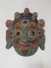 MASQUE ancien Mahakala du Nepal Dieu de protection