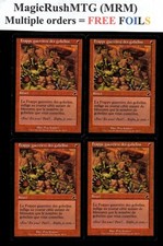 *MRM* FR/VF 4x Frappe Guerriere des Gobelins - Goblin War Strike MTG SCG