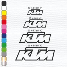 KTM - 12 Stickers Vinyles Adhésifs Autocollants