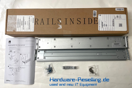 Netapp rails rack pouces - rack,