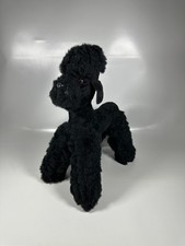 Ancienne peluche chien noir