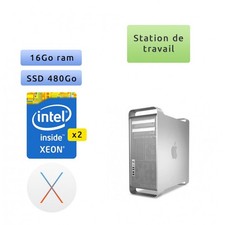 Occasion - Apple Mac Pro Eight Core Xeon 2.4Ghz - A1289 (EMC 2314-2) - 16Go 480G