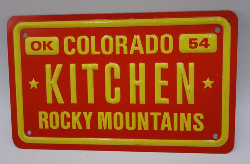 Plaque publicitaire fer - plaque,