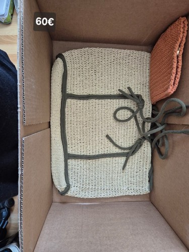 Sac raphia fait main - raphia,