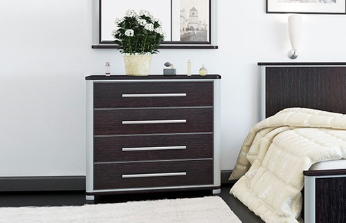 Commode tiroirs 92cm chêne - commode,