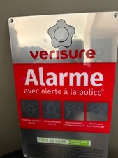 Plaque alarme Verisure neuve