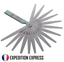 Jeu de Cales Précision Jauge Epaisseur 0.02-1mm Réglage Soupape Moteur Auto Moto