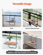 Table Suspendue Balcon 25x24