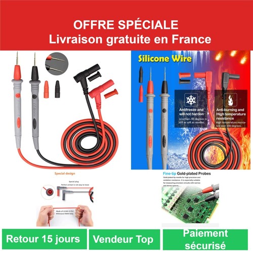 Cordon multimètre 1000v 20a - 1000v,